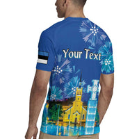 Personalized Estonian Restoration of Independence Rugby Jersey Freedom Square Tallinn Capital