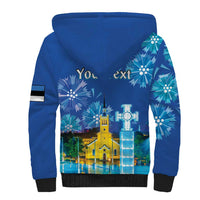 Personalized Estonian Restoration of Independence Sherpa Hoodie Freedom Square Tallinn Capital