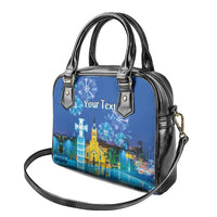 Personalized Estonian Restoration of Independence Shoulder Handbag Freedom Square Tallinn Capital