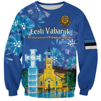 Personalized Estonian Restoration of Independence Sweatshirt Freedom Square Tallinn Capital