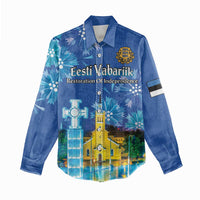 Personalized Estonian Restoration of Independence Women Casual Shirt Freedom Square Tallinn Capital