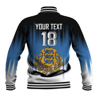 Custom Estonia Football Baseball Jacket Come On Kalevipojad