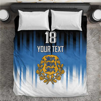 Custom Estonia Football Bedding Set Come On Kalevipojad