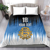 Custom Estonia Football Bedding Set Come On Kalevipojad