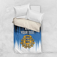 Custom Estonia Football Bedding Set Come On Kalevipojad