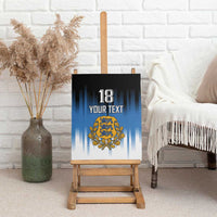 Custom Estonia Football Canvas Wall Art Come On Kalevipojad