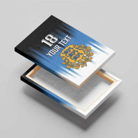 Custom Estonia Football Canvas Wall Art Come On Kalevipojad