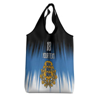 Custom Estonia Football Grocery Bag Come On Kalevipojad