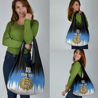 Custom Estonia Football Grocery Bag Come On Kalevipojad