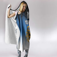 Custom Estonia Football Hooded Blanket Come On Kalevipojad