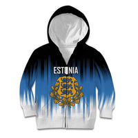Custom Estonia Football Kid Hoodie Come On Kalevipojad
