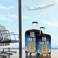 Custom Estonia Football Luggage Cover Come On Kalevipojad