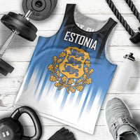 Custom Estonia Football Men Tank Top Come On Kalevipojad