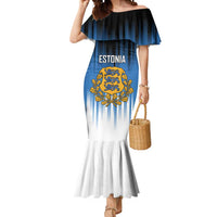 Custom Estonia Football Mermaid Dress Come On Kalevipojad