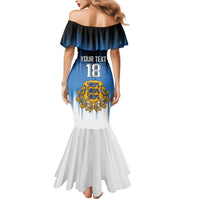 Custom Estonia Football Mermaid Dress Come On Kalevipojad