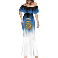 Custom Estonia Football Mermaid Dress Come On Kalevipojad