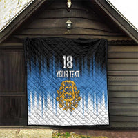 Custom Estonia Football Quilt Come On Kalevipojad