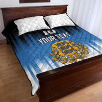 Custom Estonia Football Quilt Bed Set Come On Kalevipojad