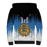 Custom Estonia Football Sherpa Hoodie Come On Kalevipojad