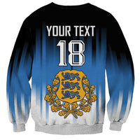 Custom Estonia Football Sweatshirt Come On Kalevipojad
