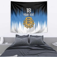 Custom Estonia Football Tapestry Come On Kalevipojad