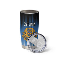 Custom Estonia Football Tumbler Cup Come On Kalevipojad