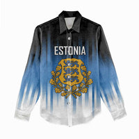 Custom Estonia Football Women Casual Shirt Come On Kalevipojad