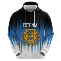 Custom Estonia Football Zip Hoodie Come On Kalevipojad