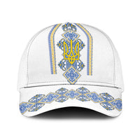Vyshyvanka Day Baseball Net Cap Ukrainian Folk Traditions Pattern White Version