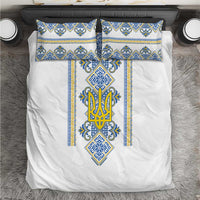 Vyshyvanka Day Bedding Set Ukrainian Folk Traditions Pattern White Version