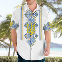 Vyshyvanka Day Hawaiian Shirt Ukrainian Folk Traditions Pattern White Version