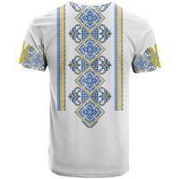 Vyshyvanka Day T Shirt Ukrainian Folk Traditions Pattern White Version