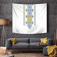 Vyshyvanka Day Tapestry Ukrainian Folk Traditions Pattern White Version