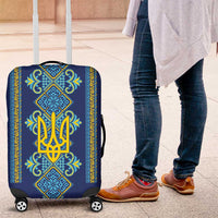 Vyshyvanka Day Luggage Cover Ukrainian Folk Traditions Pattern Blue Version