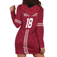 Custom Latvia Football Hoodie Dress Latvijas Go Champion Folk Pattern