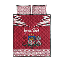 Personalized Latvia Quilt Bed Set Latvijas Republika Folk Pattern