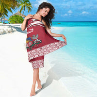 Personalized Latvia Sarong Latvijas Republika Folk Pattern