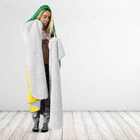 Brazil Coat Of Arms Hooded Blanket With Flag Style