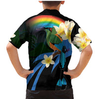 Nicaragua Independence Day Family Matching Mermaid Dress and Hawaiian Shirt En Dios confiamos - Wonder Print Shop