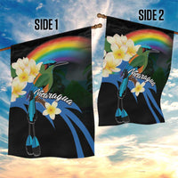 Nicaragua Independence Day Garden Flag En Dios confiamos - Wonder Print Shop