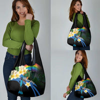 Nicaragua Independence Day Grocery Bag En Dios confiamos - Wonder Print Shop