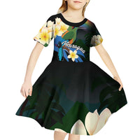 Nicaragua Independence Day Kid Short Sleeve Dress En Dios confiamos - Wonder Print Shop