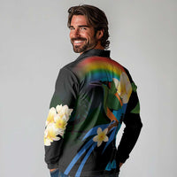 Nicaragua Independence Day Long Sleeve Polo Shirt En Dios confiamos - Wonder Print Shop