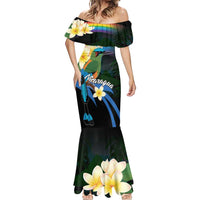 Nicaragua Independence Day Mermaid Dress En Dios confiamos - Wonder Print Shop