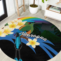 Nicaragua Independence Day Round Carpet En Dios confiamos - Wonder Print Shop