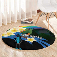 Nicaragua Independence Day Round Carpet En Dios confiamos - Wonder Print Shop