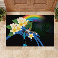 Nicaragua Independence Day Rubber Doormat En Dios confiamos - Wonder Print Shop