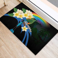Nicaragua Independence Day Rubber Doormat En Dios confiamos - Wonder Print Shop
