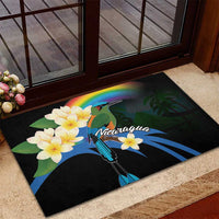 Nicaragua Independence Day Rubber Doormat En Dios confiamos - Wonder Print Shop