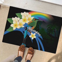 Nicaragua Independence Day Rubber Doormat En Dios confiamos - Wonder Print Shop